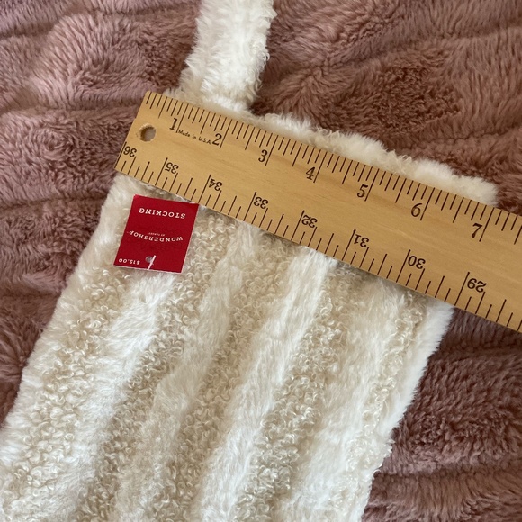 WONDERSHOP FAUX FUR CHRISTMAS STOCKING NWT - Picture 9 of 9